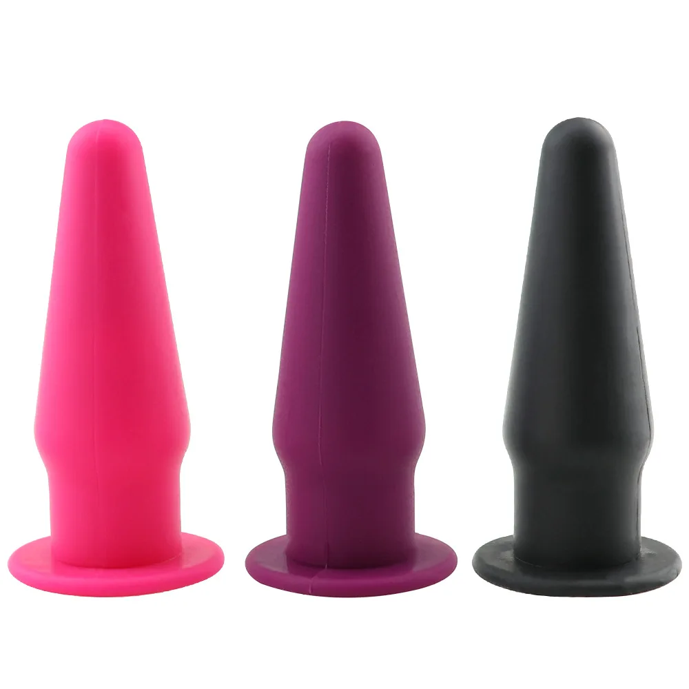 Bdsm Silicone Finger Anal Sex Toys for Man Erotic Anus Plug Soft G-Spot Stimulation Thread Vagina Dilator Butt Plug 18 Sex Shop