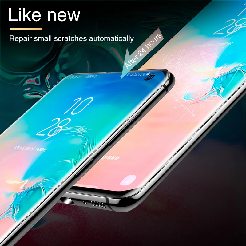 3Pcs Full Cover Screen Protector For Samsung Galaxy S10 S9 S8 S21 S22 S23 S24 Ultra S10E Hydrogel Film On For Note 20 Plus Film