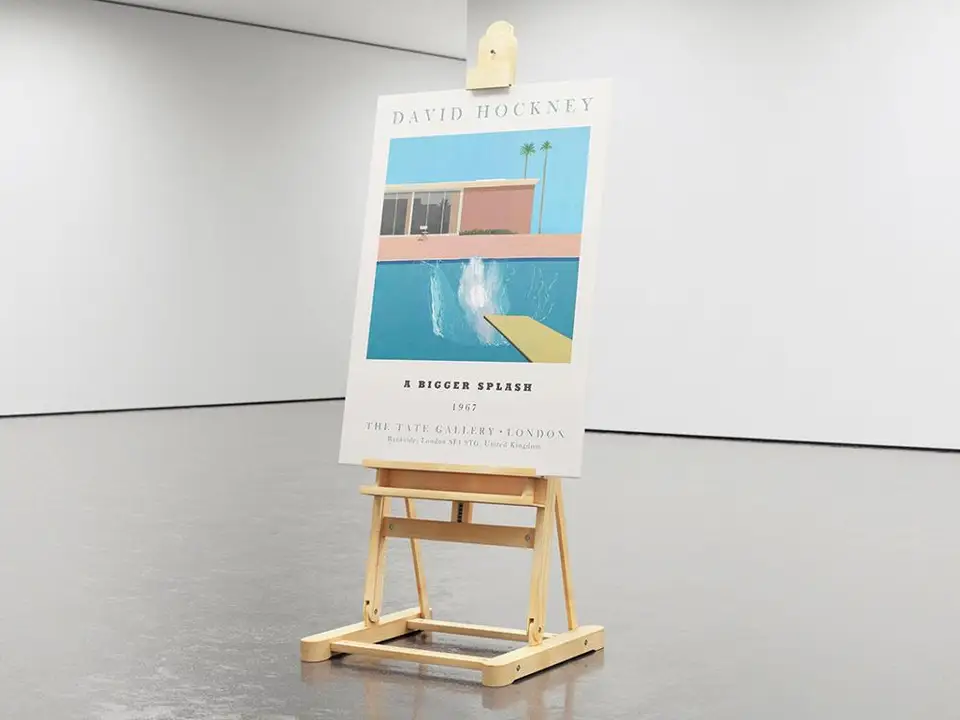 David Hockney A Bigger Splash, 1967 ポスター David Hockney A Bigger Splash 1967 Poster From Tate Britain - Etsy