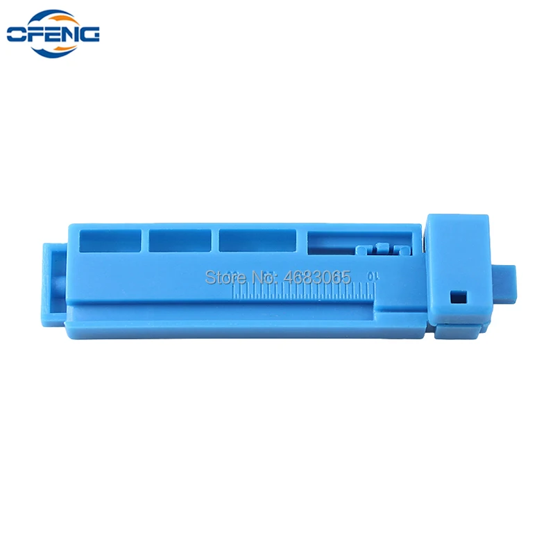 2 in 1 Fixed rail strip length Guiding rail fiber optic cable stripper  cutting guide Optical Fiber tool Fiber Cable fixture