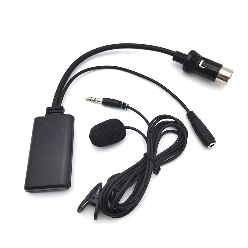 8 Pin odbiornik Audio bluetooth do samochodu bezprzewodowy kabel AUX Adapter z mikrofonem dla Alpine KCM-123B M-BUS 9501 9503 9823 9825