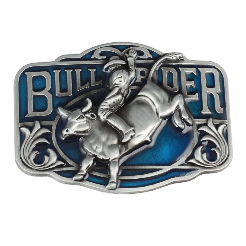 Western Cowboy Series Bullfighting Belt Buckle