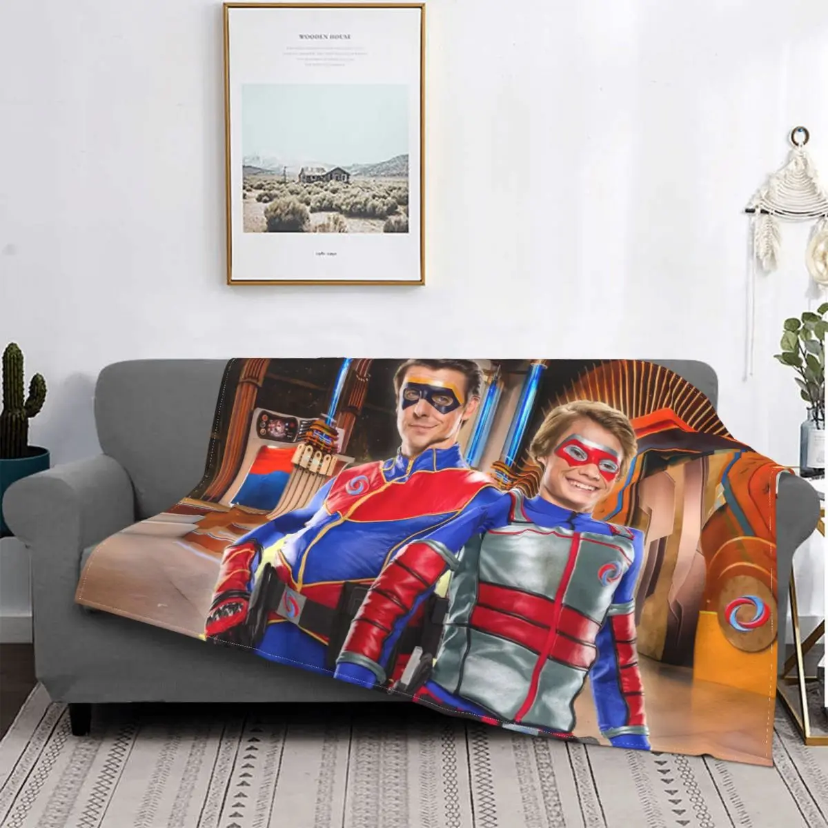 

Henry Danger Blankets Fleece Decoration Ultra-Soft Throw Blankets for Bedding Bedroom Plush Thin Quilt