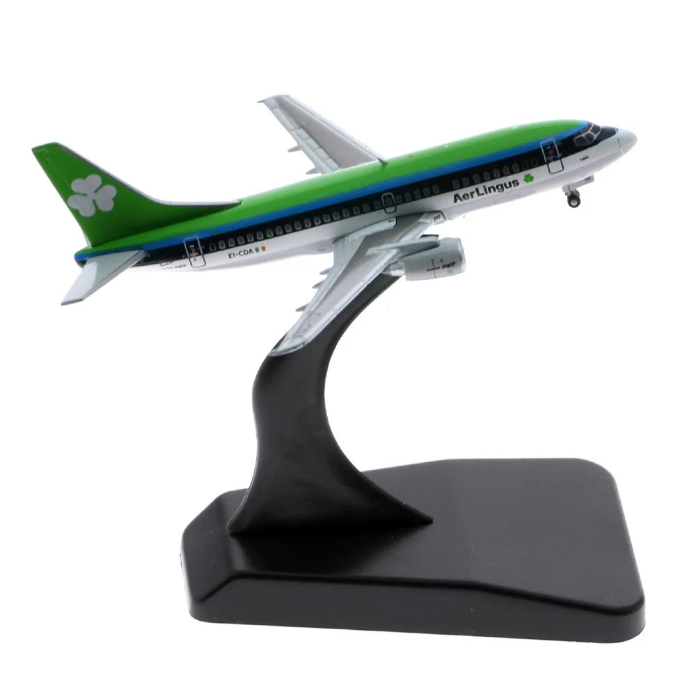 1:400 Alloy Collectible Plane JC Wings XX4884 Aer Lingus Airlines Boeing B737-500 Diecast Aircraft Jet Model EI-CDA With Stand