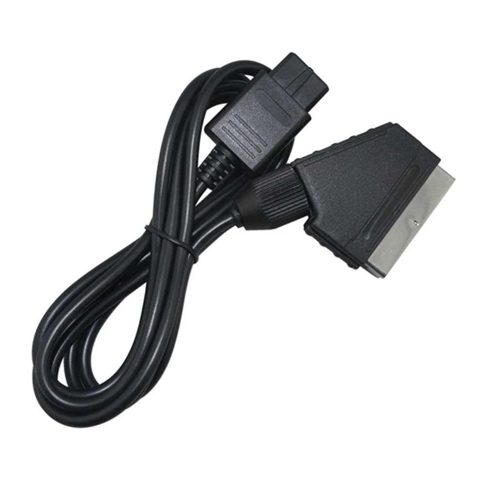 Cable de videojuegos de TV A/V de alta calidad, Cable Scart para SNES para consola Gamecube N64, Compatible con sistema NTSC