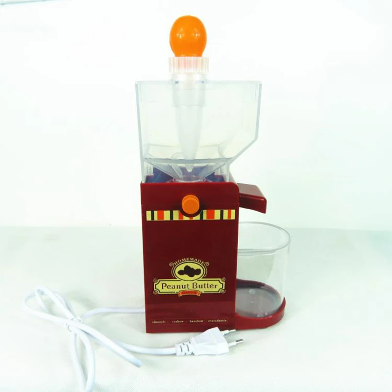 Moedor elétrico pequeno máquina de processamento de manteiga de amendoim doméstico máquina de fazer manteiga de amendoim moedor de caju