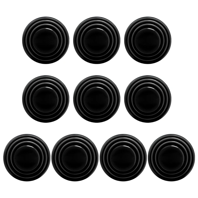 10Pcs Universal Car Door Shock Absorbing Gasket Sound Insulation Pad Shockproof Thickening Cushion Stickers For Most Cars Trucks