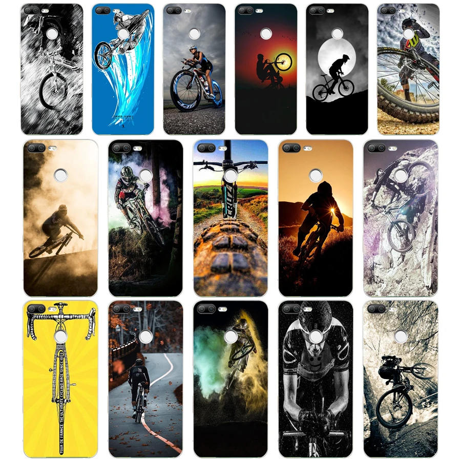 028FG Amazing mountain bike Bicycle MTB design gift Soft Silicone Tpu Cover phone Case for huawei Honor 9 10 20 Lite Pro