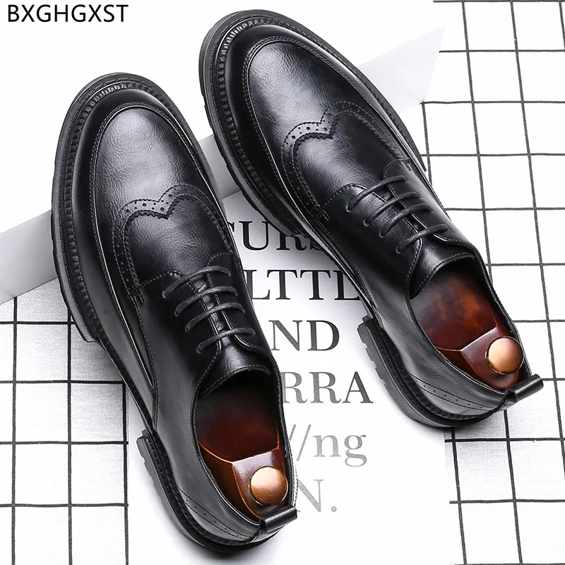 Cho Công Sở Nam Oxford Nam Đầm Giày Da Cao Cấp Thương Hiệu Giày Cưới Cho Nam 2022 Chaussure Homme Zapatos Hombre