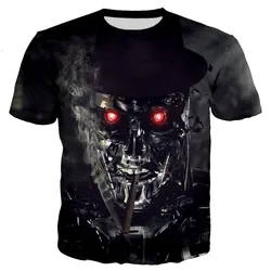 Terminator Arnold Schwarzenegger men/women New fashion cool 3D printed t-shirts casual style tshirt streetwear tops