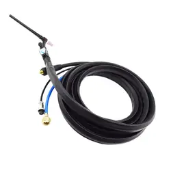 125Amps 4 Meters Flexible Air Cooled TIG Welding Machine Torch WP 9F Gas Electricity Seperated Leather Cover