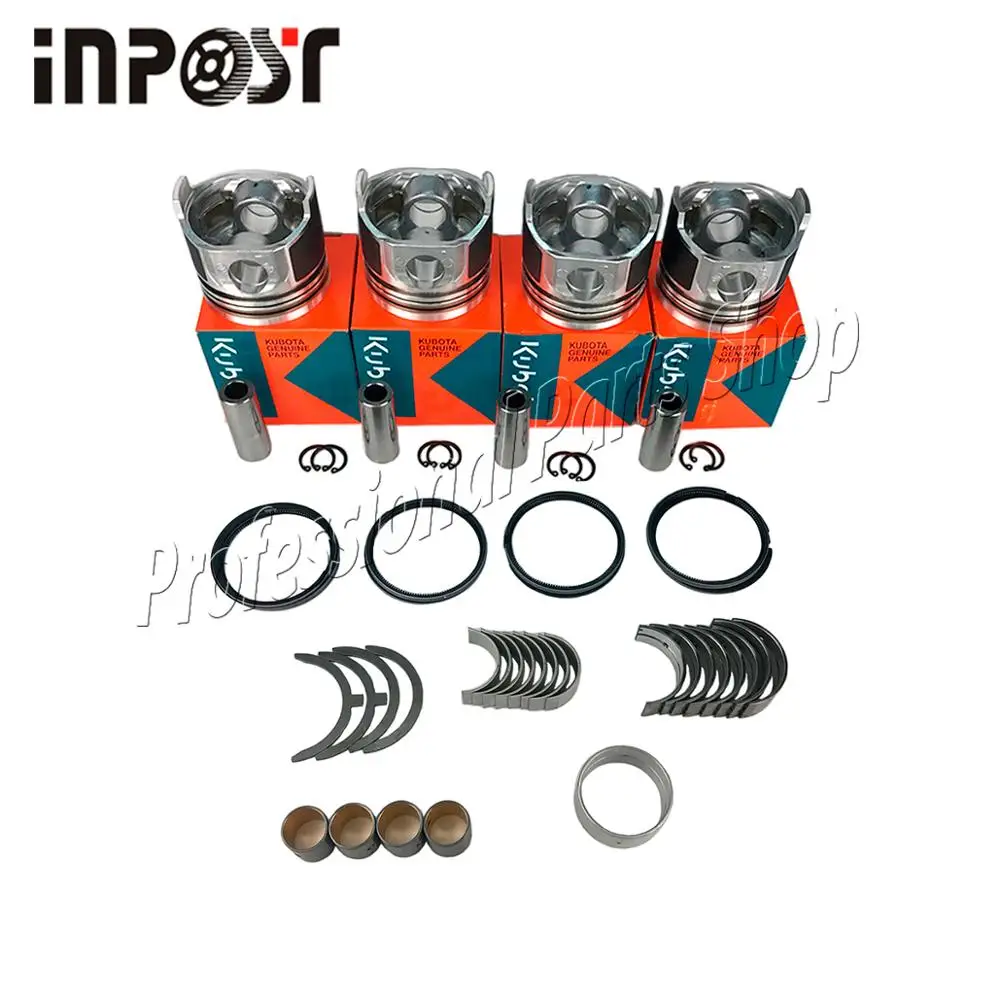 V1505 V1505T Overhaul Rebuild Kit Gasket For Kubota Engine KX71H KX91-2 B3200HSD B3300S Tractor Bobcat