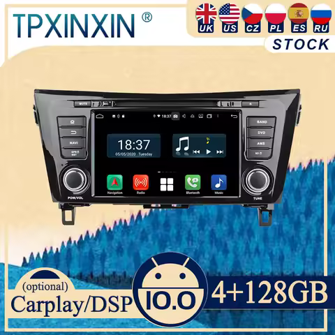 PX6 For Nissan QashQai X-Trail 2014 Android Car Stereo Car Radio with Screen 2 DIN Radio DVD Player Car GPS Navigation Head Unit