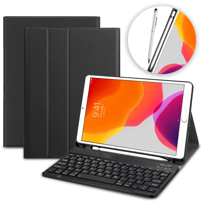 Keyboard Case for Ipad 10.2 2019 2020 Magnetic Keyboard Cover for Apple Ipad 7 8 Generation Wireless Russian Keyboard Funda