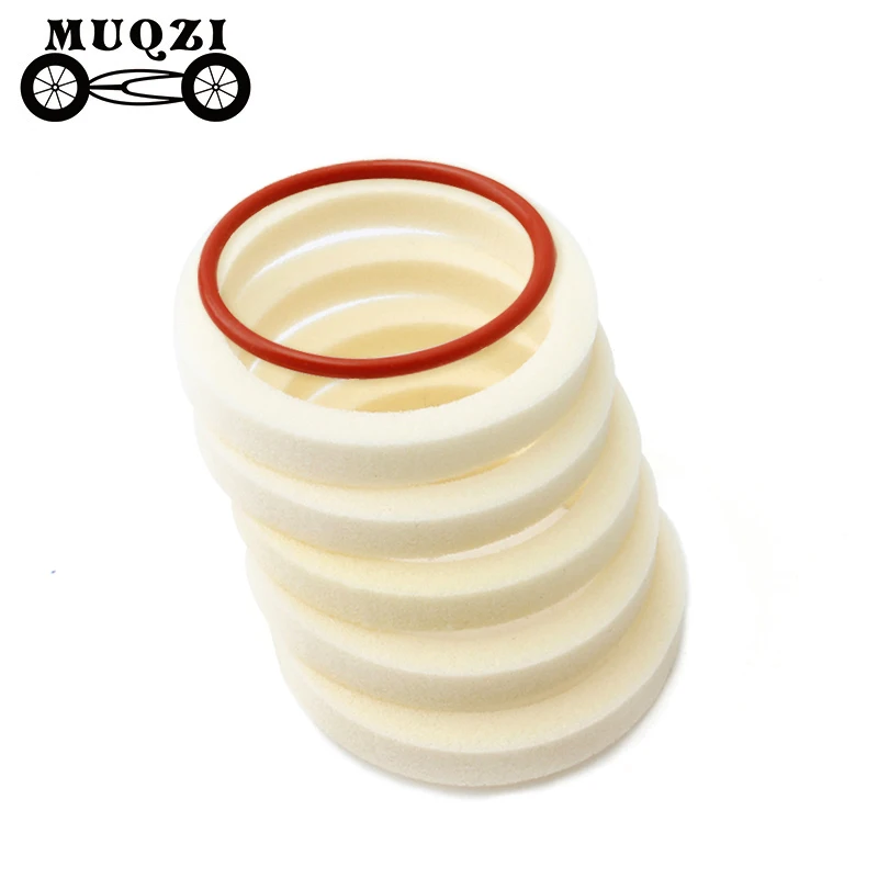 MUQZI 10PCS MTB Bike Fork Maintenance Sponge Ring Suspension Fork Oil Sealed Lubricating Sponge Ring Cycling Accessories