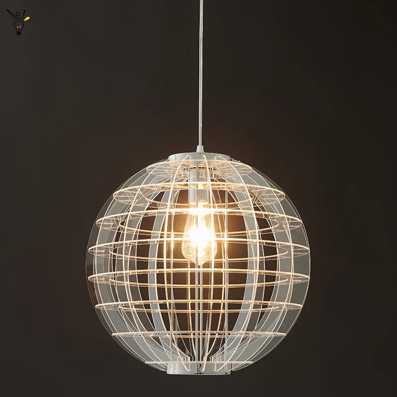 

Modern Simple Globe Pendant Lights Acrylic Art Light Fixtures Designer Hanglamp Living Room Restaurant Decor E27 Suspension Lamp