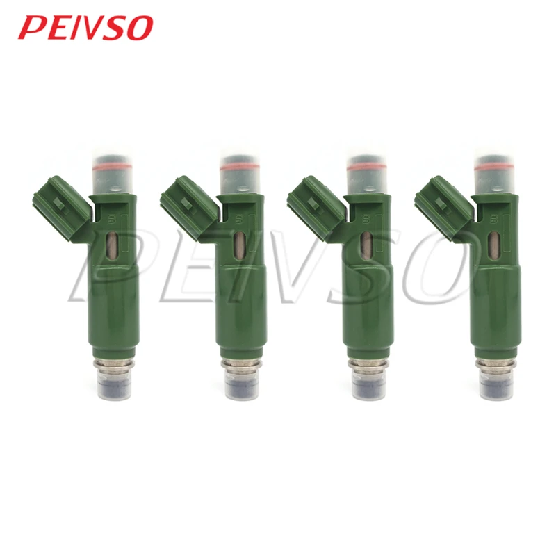 PEIVSO 4pcs 23209-0D040 23250-0D040 Fuel Injector For TOYOTA Corolla MR2 Celica Avensis RAV4 1.8L 1ZZ