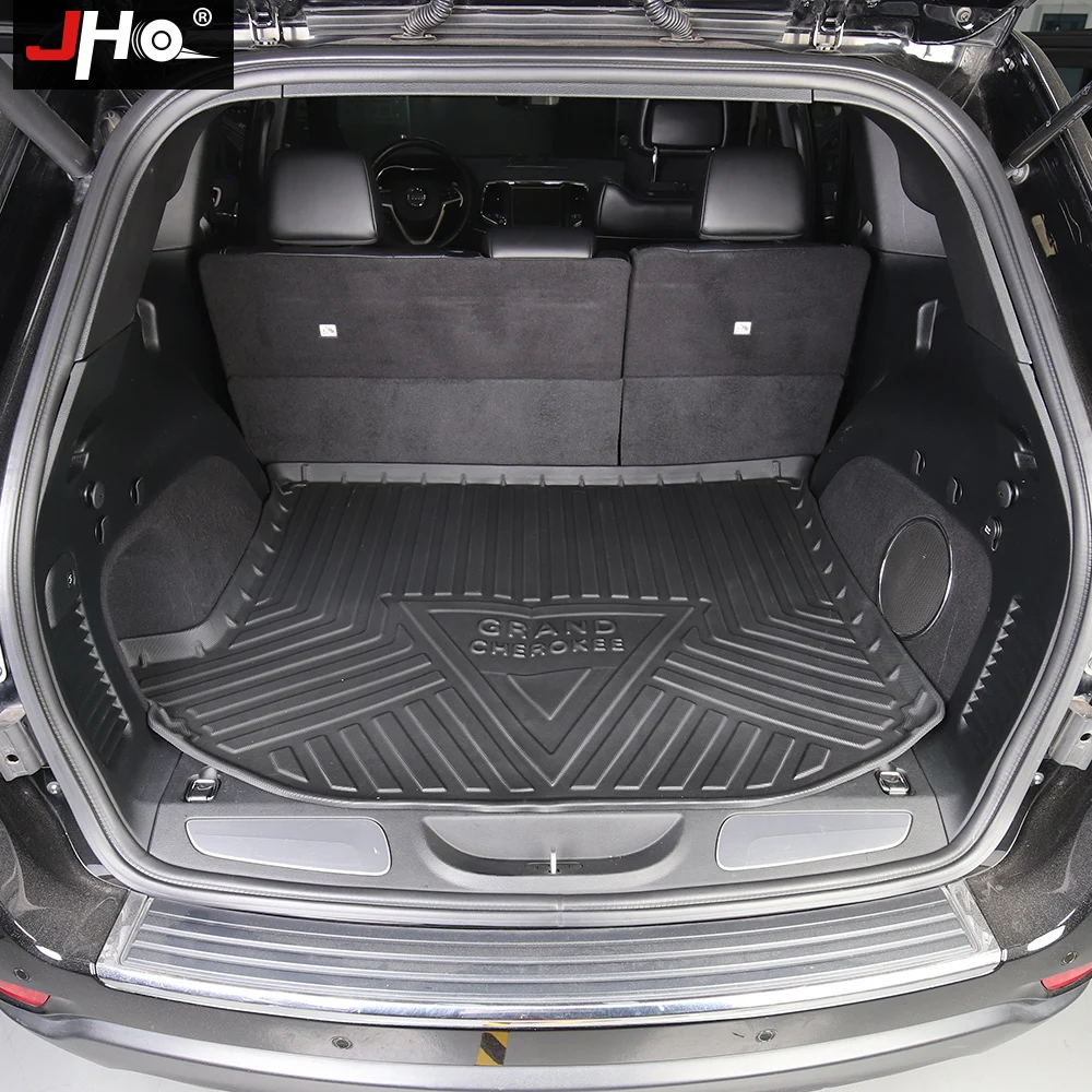 JHO Car Rear Cargo Boot Liner Trunk Floor Mat Carpet Tray For Jeep Grand Cherokee 2014-2020 2015 2016 2017 Interior Accessories