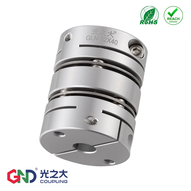 

GLN Aluminum Alloy Double Diaphragm Clamping Series Shaft Coupler Coupling