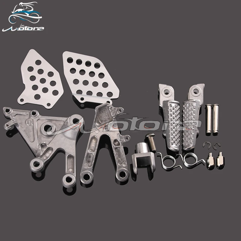 Front footpegs Foot pegs Footrest Pedals Bracket For CBR600RR CBR 600RR F5 2003 2004 2005 2006 03 04 05 06