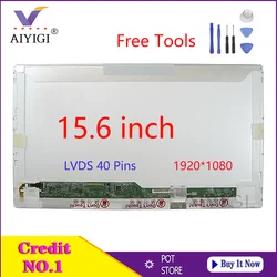 15.6 Inch  Laptop Screen For  lenovo Thinkpad W510 W520 W530 T510 T520 T530 LP156WF1 B156HW02 Matrix Display 1920*1080 TN 40pins