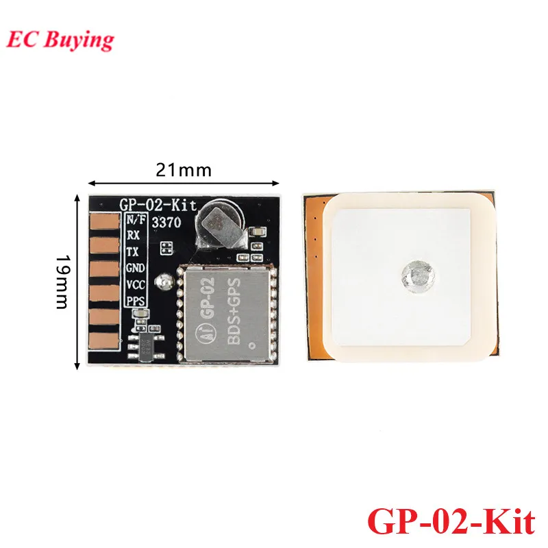 2pcs/1pc GP-02-Kit Development Board GP-02 Dual Mode BDS GNSS Timing Module Satellite Positioning Navigation Receiver SOC Module