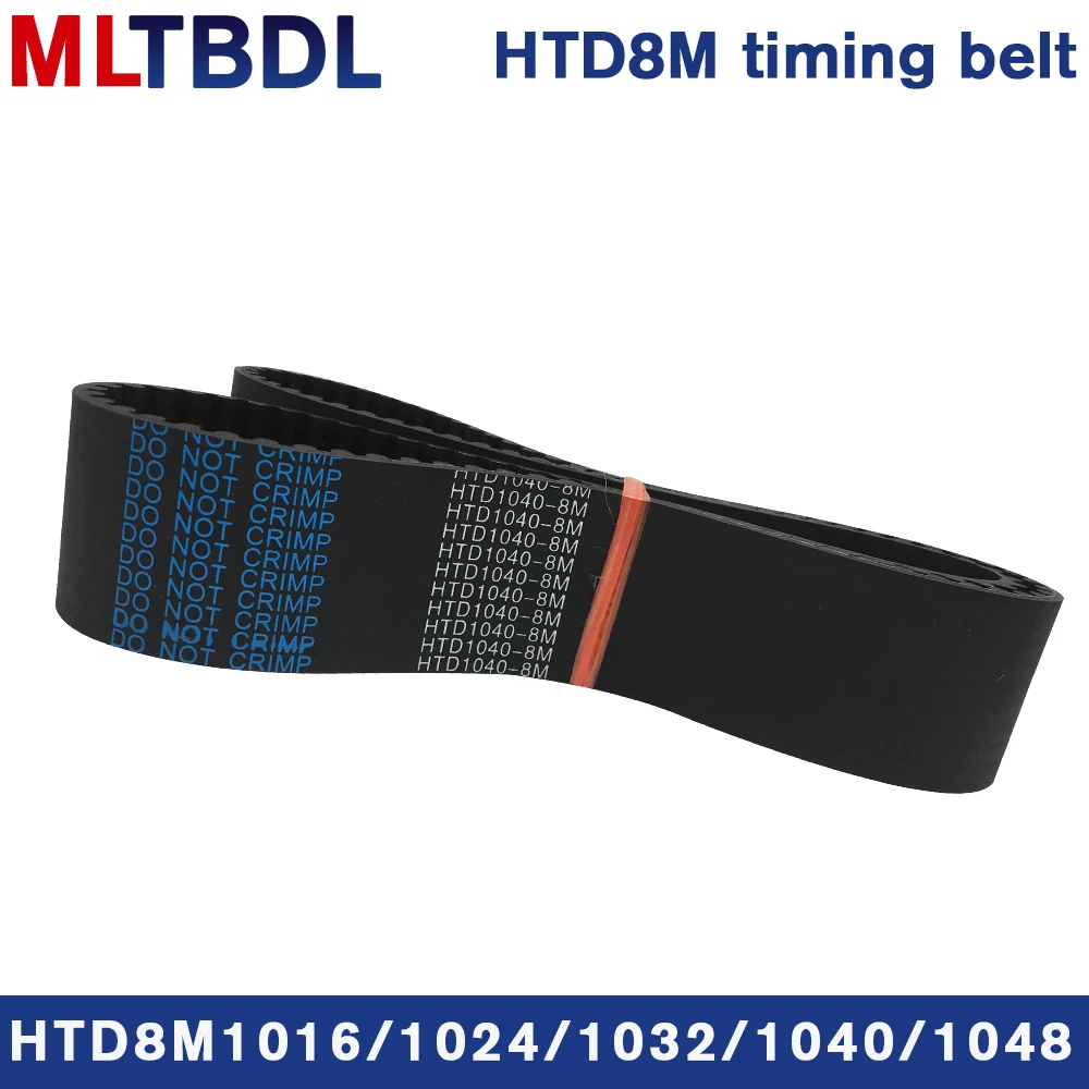 

Rubber synchronous belt HTD8M 1016 1024 1032 1040 1048 pitch=8mm arc tooth industrial transmission toothed belt width15/20/30/40