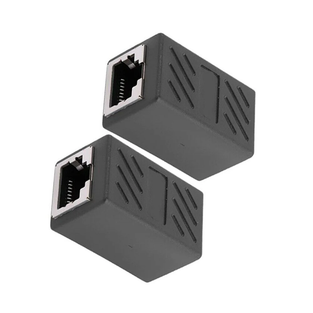 Extensor de cabo de lan rj45, conversor, adaptador para conexão de internet, fêmea para fêmea, rede ethernet lan