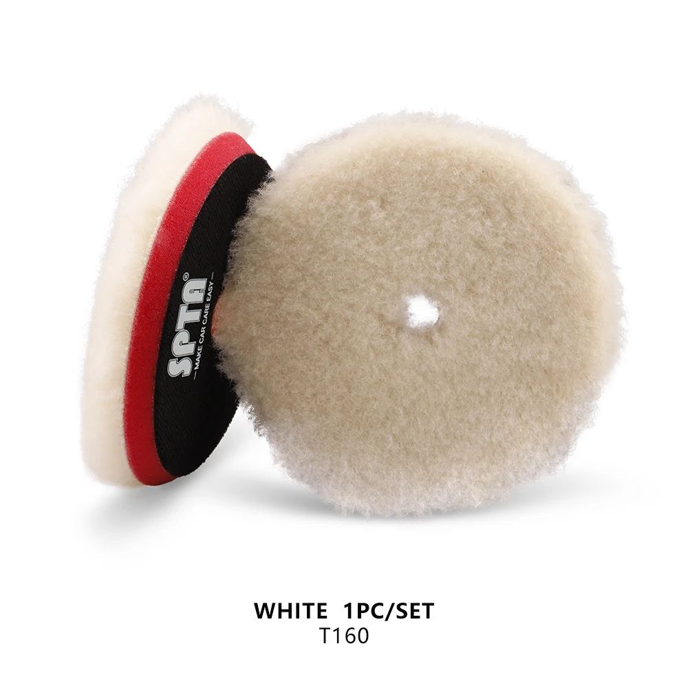(Einzigen Verkauf) SPTA 3 "(80mm)/5"(125mm)/6 "(150mm) Lange Haar Wolle Polieren Pad Hohe Dichte Lämmer für Polierer Polieren Wachsen