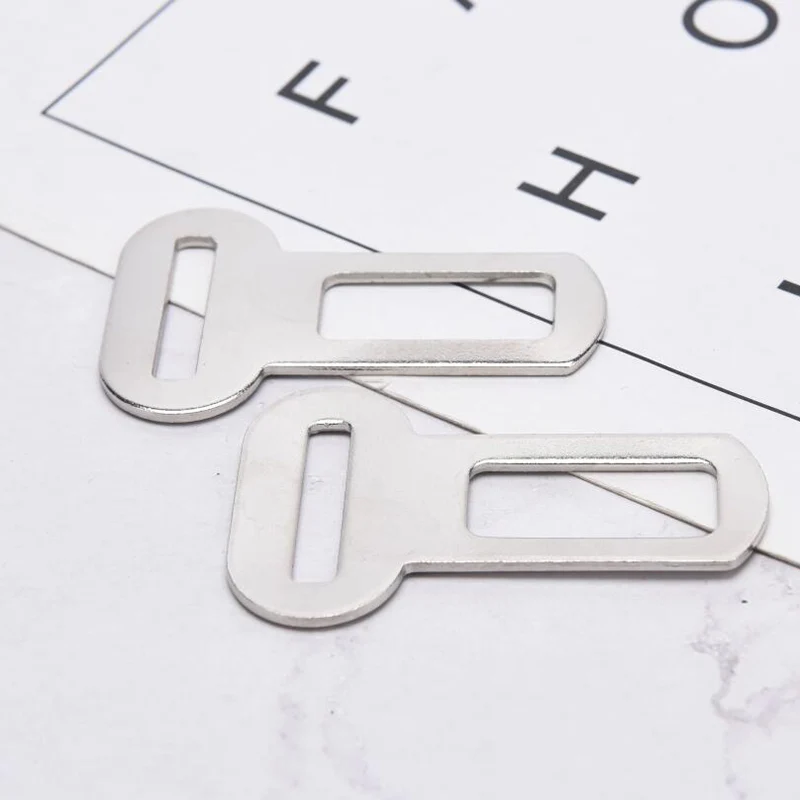 10pcs Pet Dog Cat Car Seat Belt Safety Attachment Buckle Vehicle Seatbelt Harness Buckle Metal Pet Seat Belt Buckle 26mm