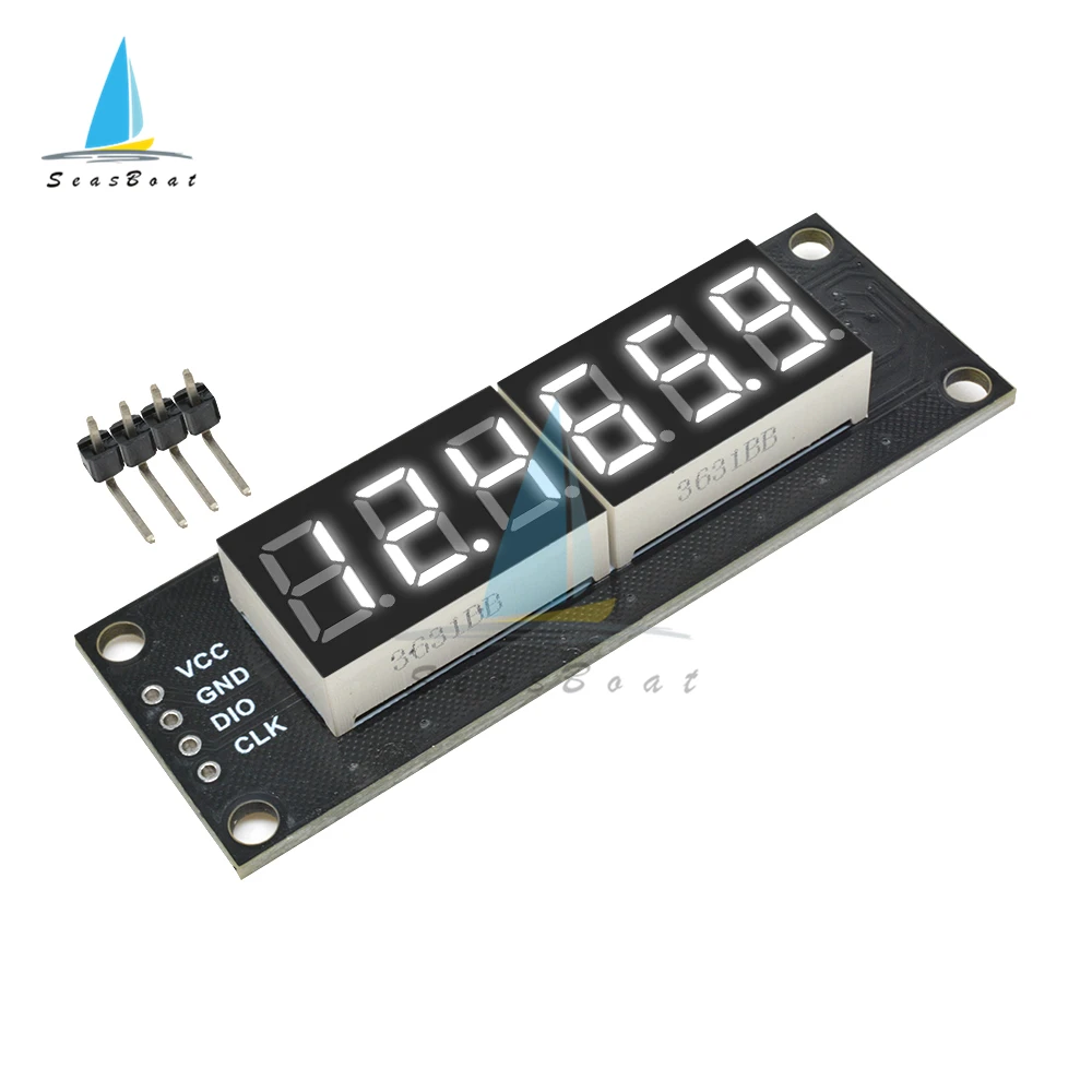 TM1637 modulo Display digitale a LED a 7 segmenti a 6 cifre per arduino 0.36 inche Nixie Tube quattro scheda Driver seriale