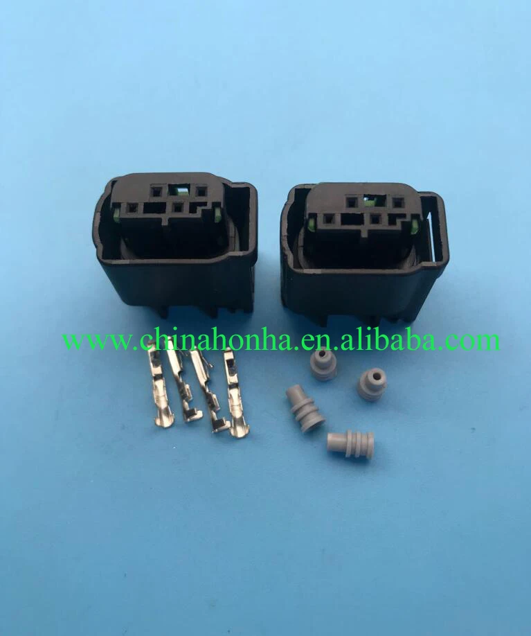 4 Pin Way Tyco amp 1-967640-1 8E0 971 934 Female Car Restrictor Sensor Auto Sealed Connectors sets