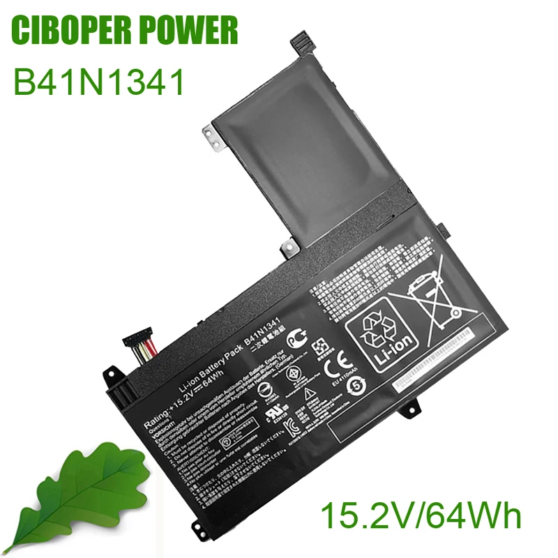 CP New Genuine Laptop Battery B41BN95 B41N1341 15.2V 64Wh For Q502 Q502LA Q502LA-BBI5T12 /BBI5T14 /BBI5T15 series