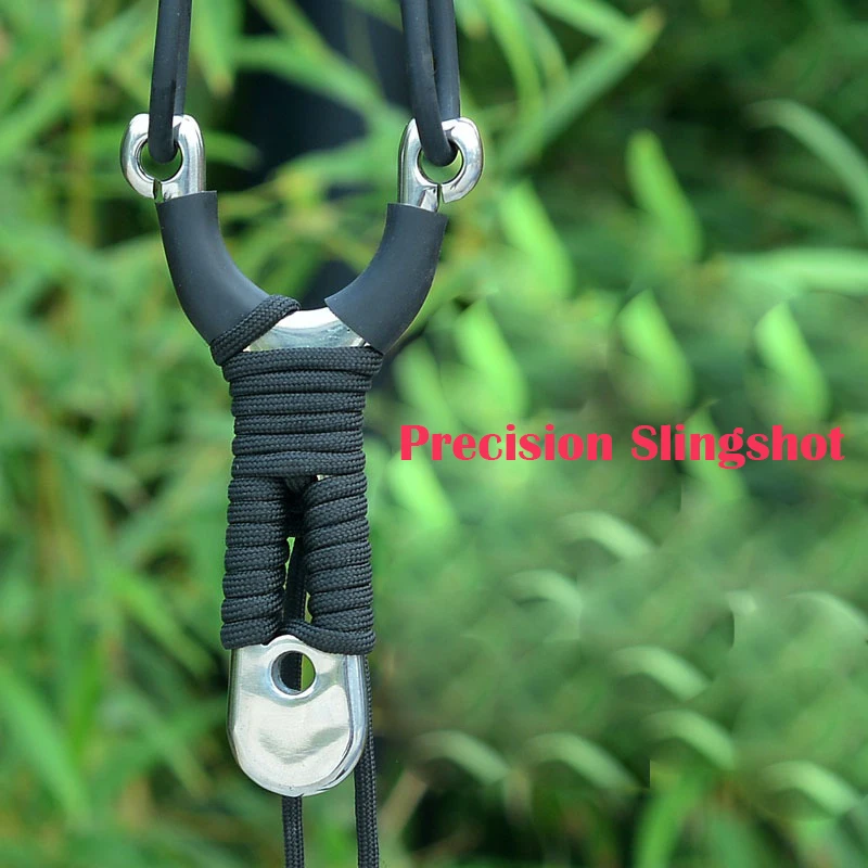 Small Door Catapult Outdoor 304 Stainless Steel Metal Slingshot Mini Small Positioning Precision Hunting Bow Crossbow