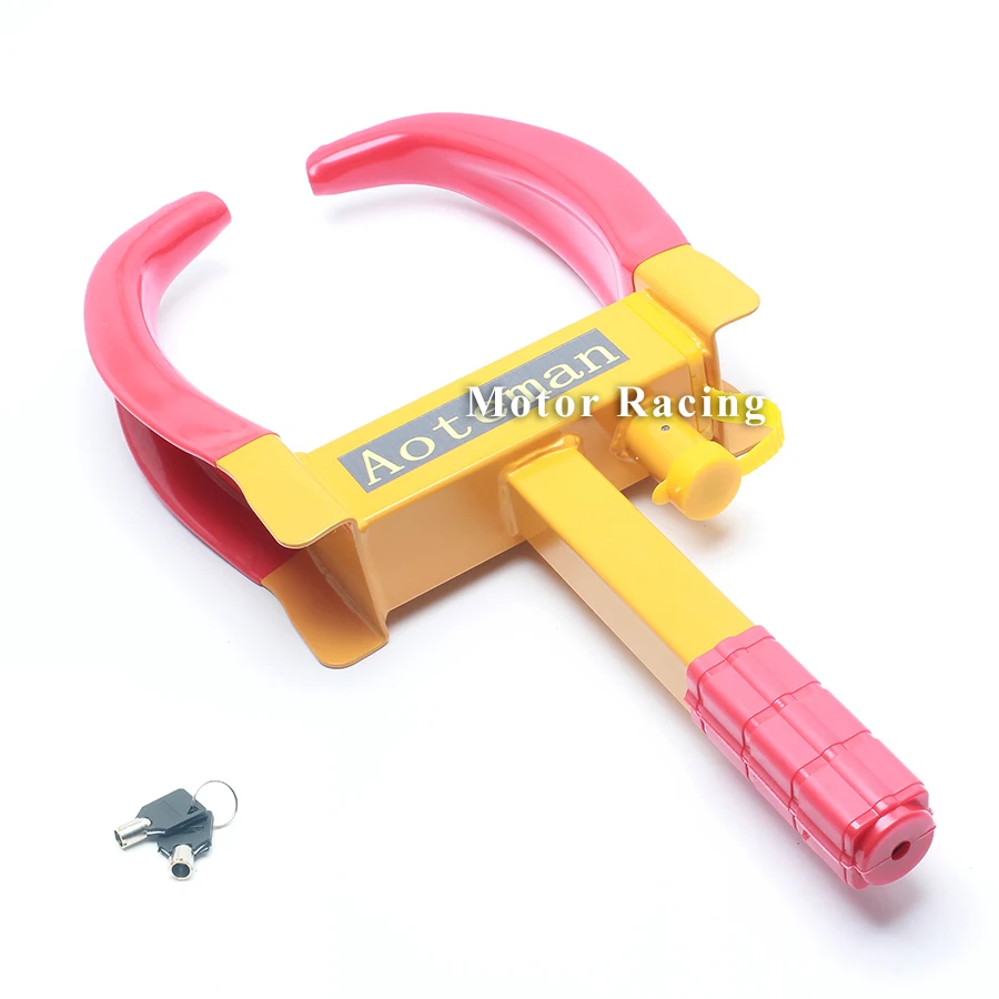 Universal Vehicle Clamp Tire Lock Truck Wheel Lock Car Lock Anti Theft Car Heavy Duty Accessorie Parking Illegal Towing Auto