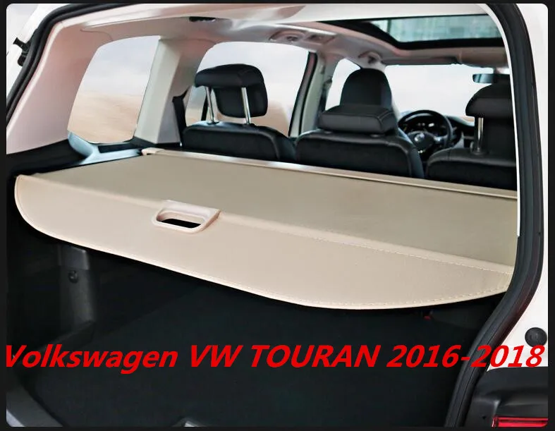 

Car Rear Trunk Security Shield Cargo Cover For Volkswagen VW TOURAN 2016.2017.2018 High Qualit Auto Accessories