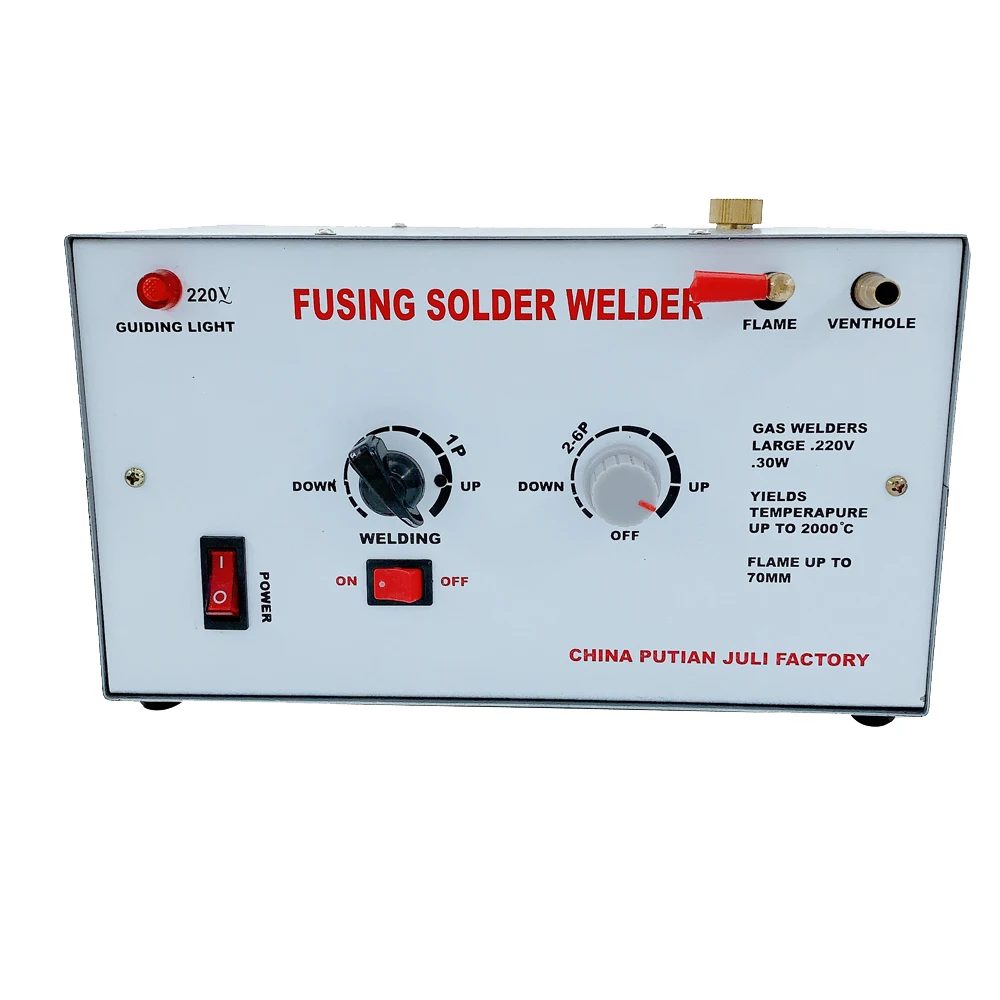 30W 220V High-Temperature Welding Melting Machine Gold Silver Jewelry Soldering up to 2000 Degrees Maximum Working Temperature