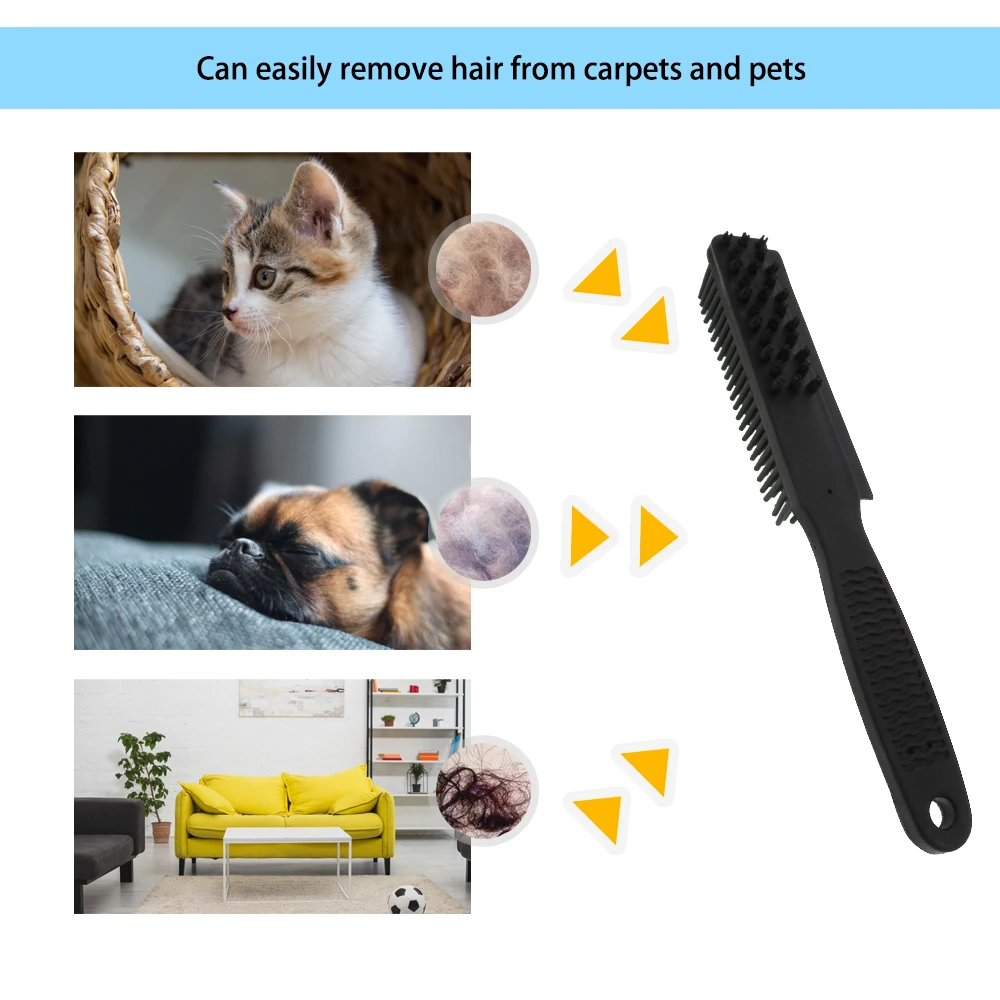 1PCS Car Detailing Brush for Pet Hair Removal Rubber Pet Hair Removal Brush Dog & Cat Hair on Furniture Bedding Carpets Blankets