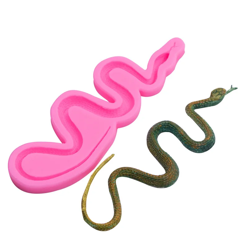 Snake Cooking Tools Chocolate Silicone Mold For Baking Fondant Of Cake Decorating Candy Sugar Kitchen Accessories