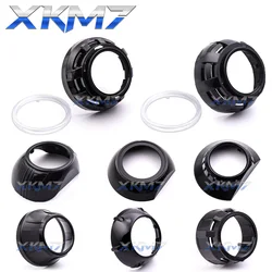 Black Dust Bezel Projector Shrouds For Hella 3R G5/Q5 Retrofit Headlight Lenses Car Lights Accessories Automobiles Tuning