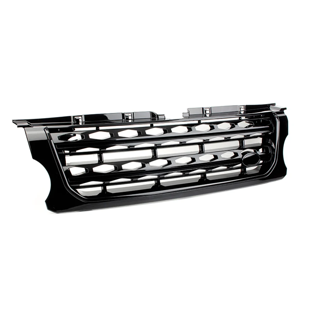 For Land Rover Discovery 4 LR4 2014 2015 2016 LR057534 Car Front Racing Grill Bumper Honey Comb Mesh Grille with Emblem