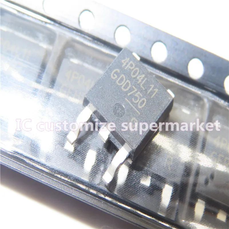 Transistor smd 10 tamanhos com 4 p04l11 para-252 40v 50a
