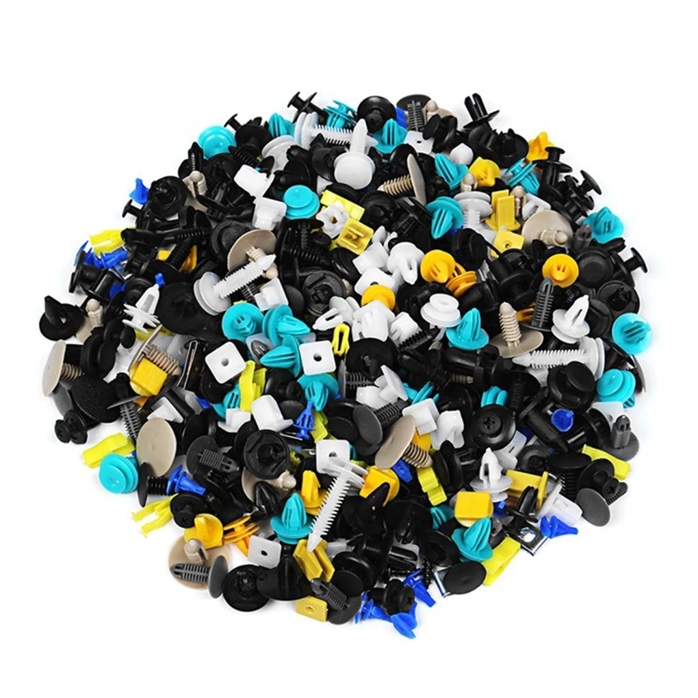 1000Pcs 30 kinds Universal Mixed Auto Fastener Car Bumper Clips Retainer Car Fastener Rivet Door Panel Liner for All Car