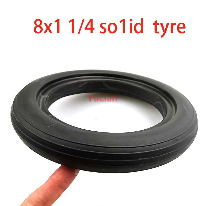 8x1 1/4 (200x45) Electric scooter solid tyre 8*1 1/4 200*45 non inflation solid tyre 8 inch tyre