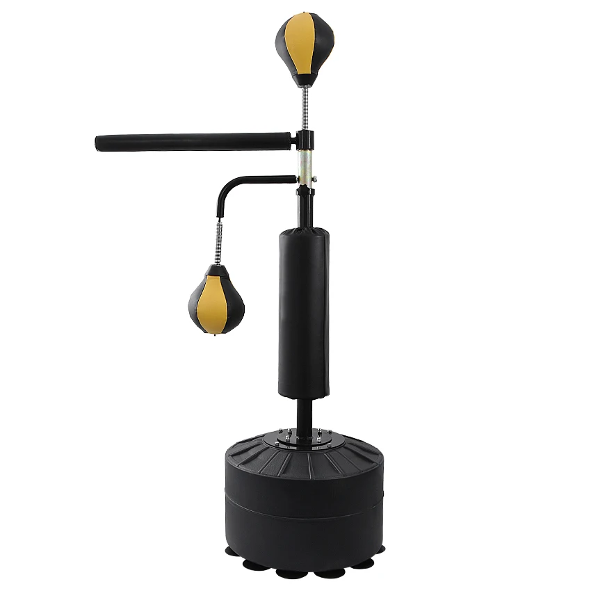 Stable Base Stand Boxen Set With Air Pump Speed Reaction Training Rod Bouncy Ball Punching Ball Boxing Tumbler Fitness Trainer