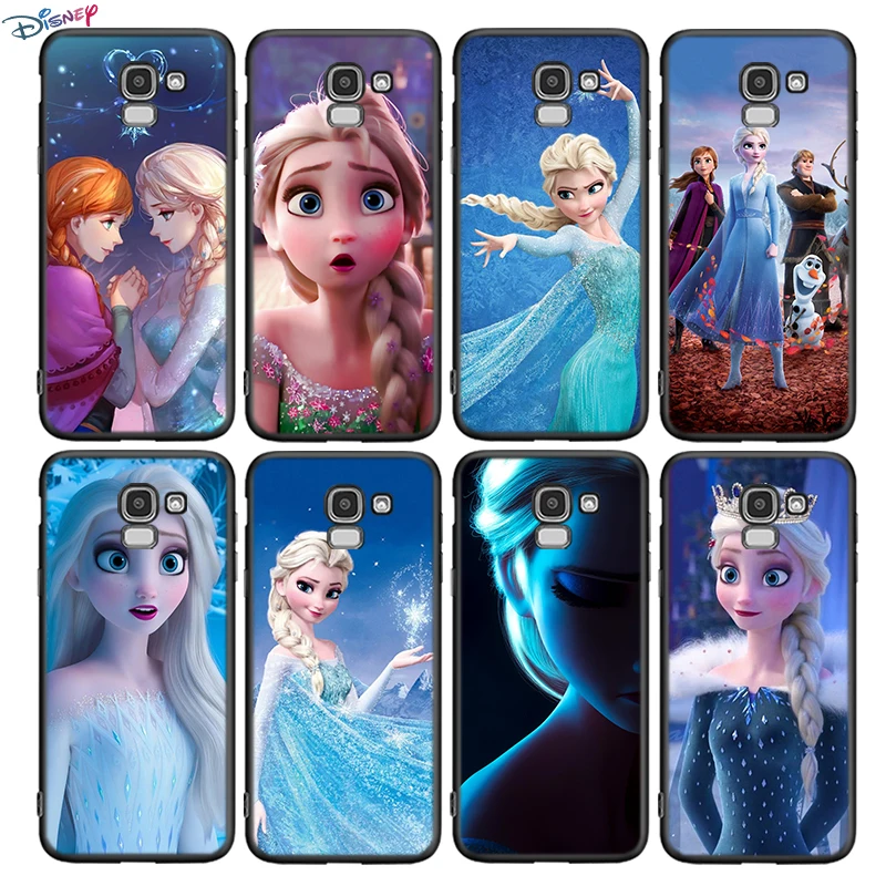 Silicone Cover Beautiful Princess Elsa For Samsung Galaxy J8 J7 Duo J6 J5 Prime J4 Plus J3 J2 Core 2018 2017 2016 Phone Case