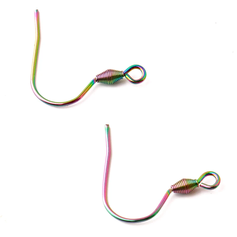 

200pcs Stainless Steel Ear Wire Earrings Connectors Creative Earring Hooks Accessories for Hanging on Dangle Earrings Making