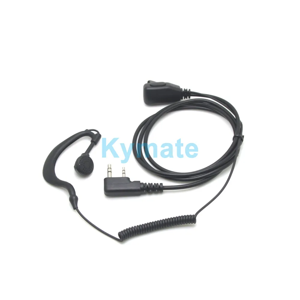 2PIN New Square PTT Headphones for baofeng UV5R UV82 UV6R for TK3107 TK3207 TK3307 TYT WOXUN radio