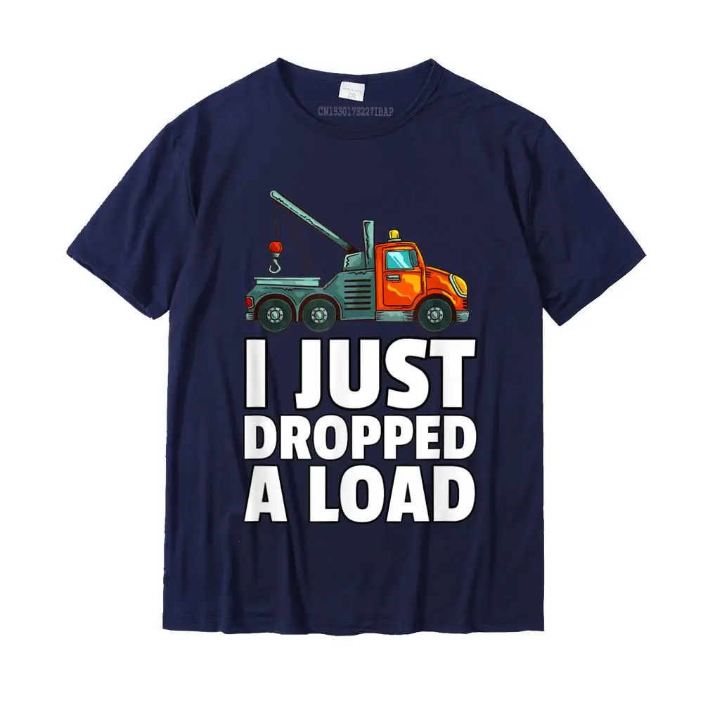 Tow Truck Driver Gift Funny Tow Operator T-Shirt Top T-shirts Party Retro Men Tops & Tees Party Cotton