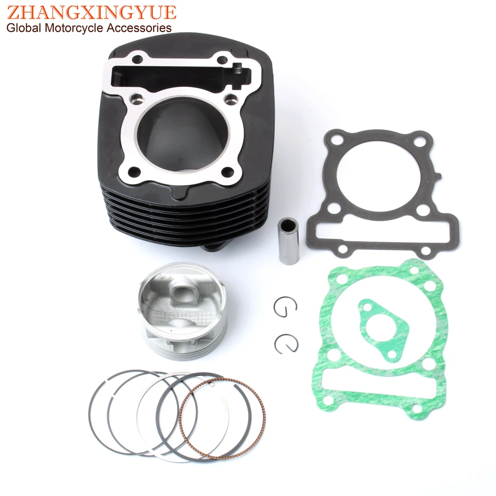 Motorcycle 63.5mm Big Bore Cylinder Kit for Yamaha FZ16 SZ16 Byzon Byson FZ-S 185cc Engine Parts 21C-E1310-00